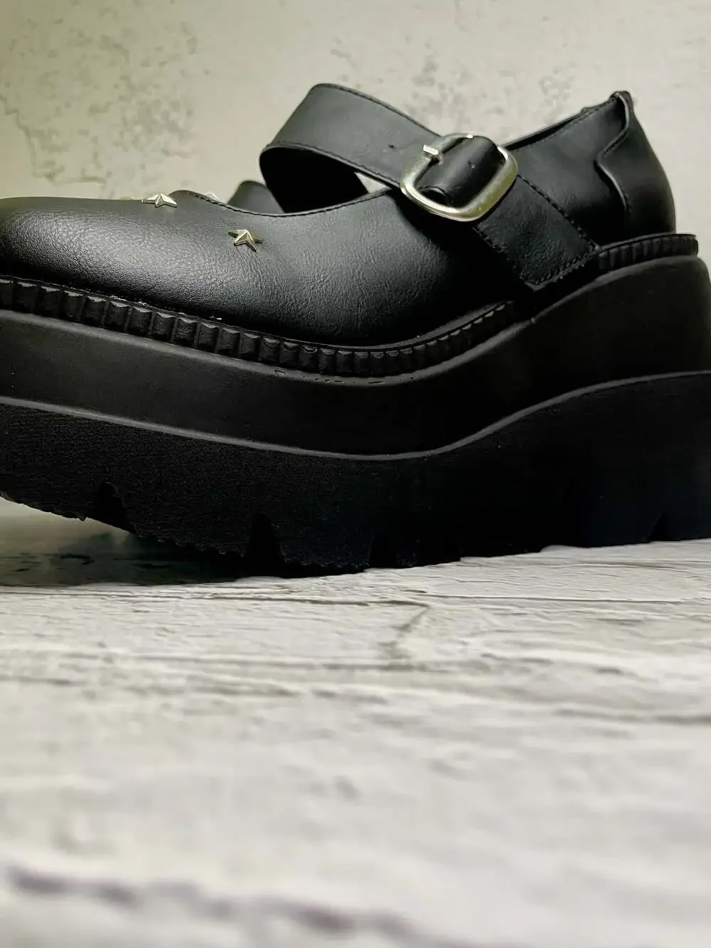 Demonia Shaker Star Studded Platform Mary Jane Shoes size 10